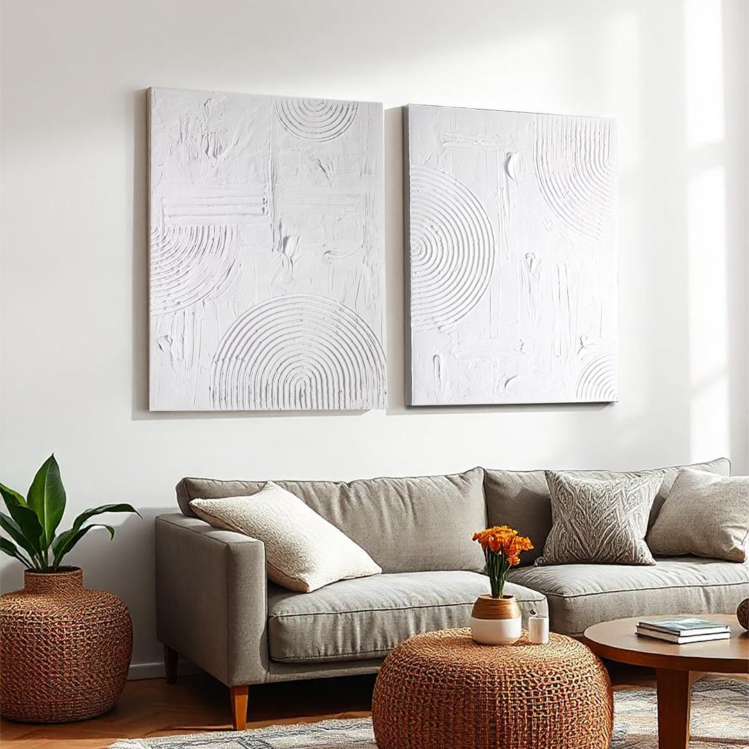 זוג תמונות טקסטורה ייחודיות בעבודת יד