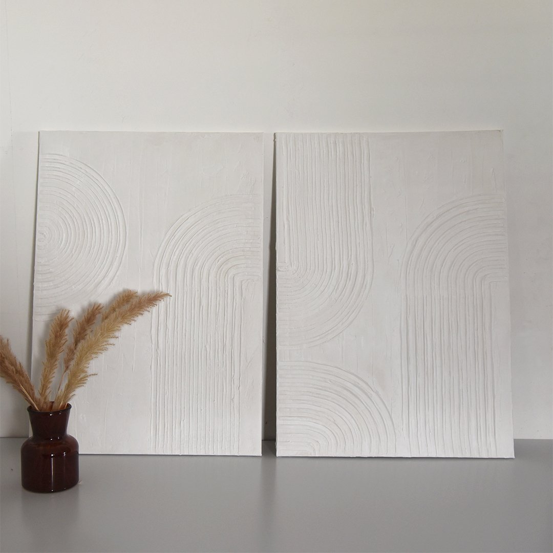 זוג תמונות טקסטורה קשתות לבנות